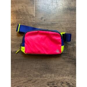 Everywhere Belt Bag Cerulean Blue Highlight Pink Highlight Yellow RARE